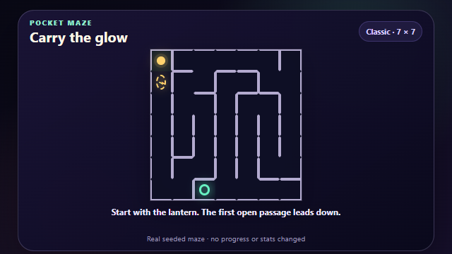 Pocket Maze: Glow Paths gameplay thumbnail